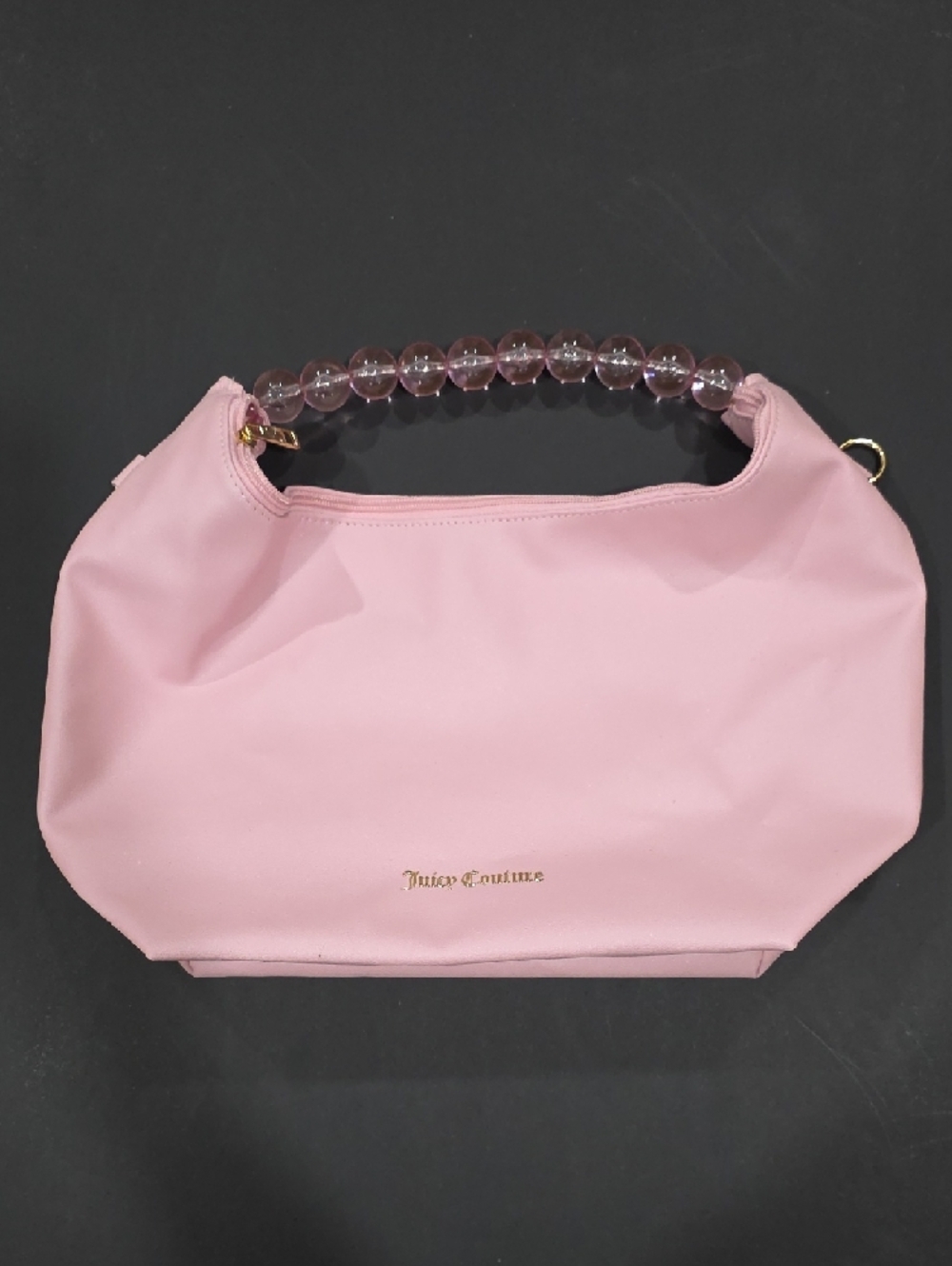 Juicy Couture Light Pink Shoulder Bag with Beaded Handle - Picture 2 of 6